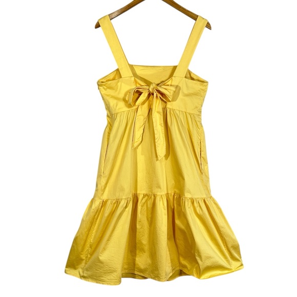 Gal Meets Glam Desiree Dress in Canary Yellow Size 10 Midi Length Sleeveless - Picture 7 of 10